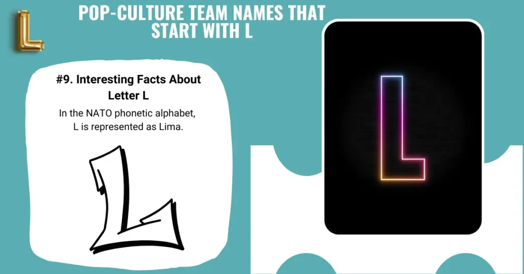 Pop-Culture Team Names That Start With L