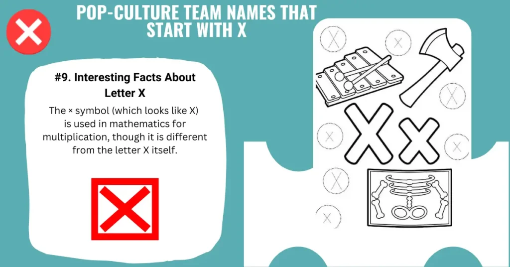 Pop-Culture Team Names That Start With X
