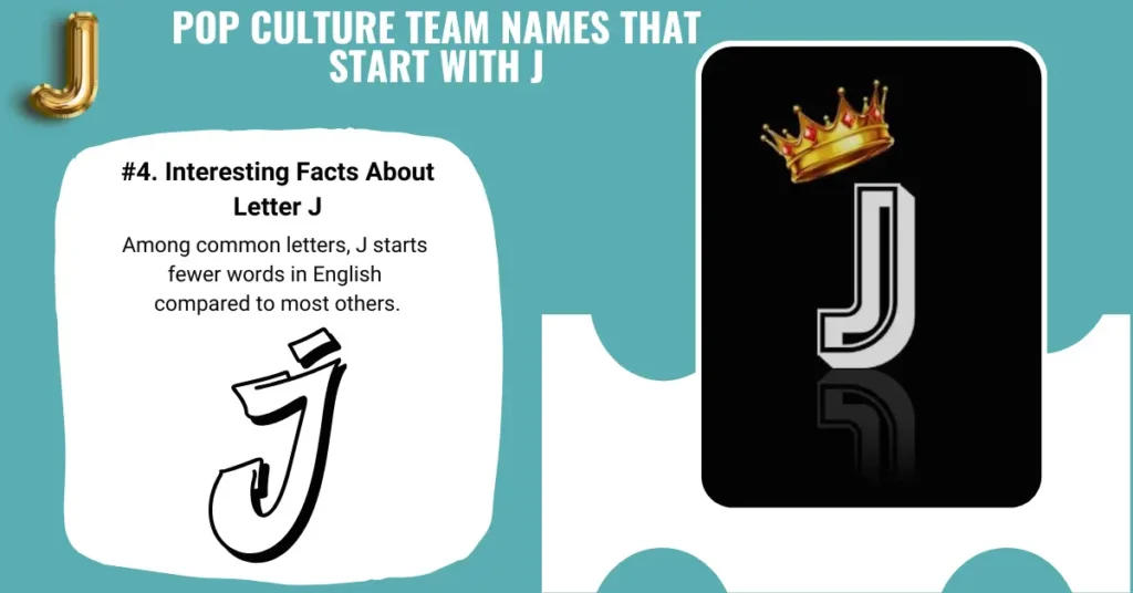 Pop Culture Team Names that Start with J
