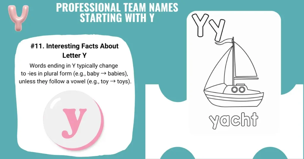 Professional Team Names Starting with Y