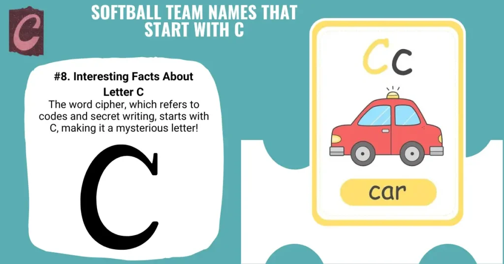 Softball Team Names That Start With C