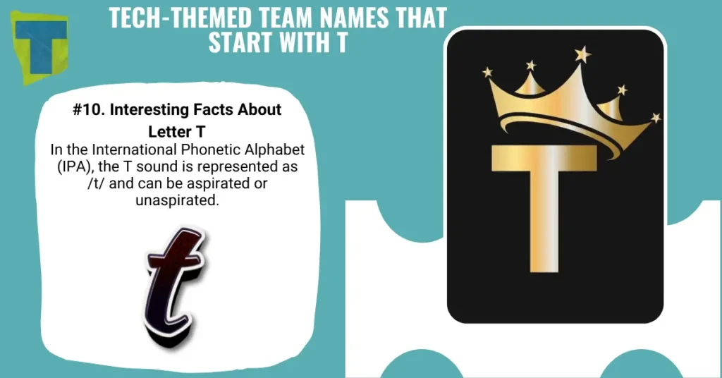Tech-Themed Team Names That Start With T
