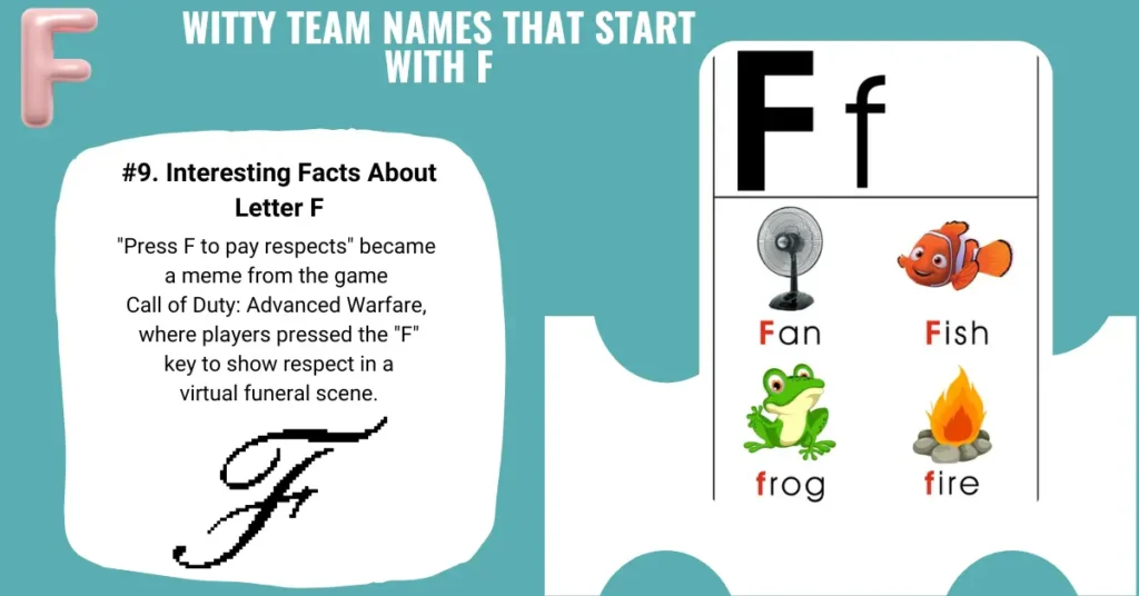 Witty Team Names That Start With F