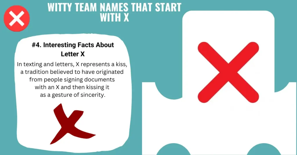 Witty Team Names That Start With X