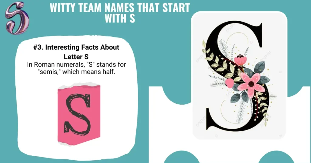 Witty Team Names With S