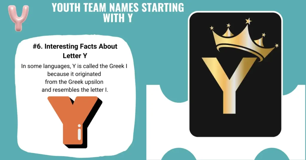 Youth Team Names Starting With Y