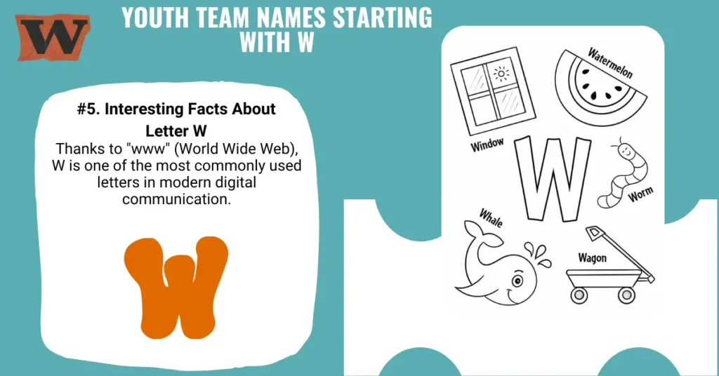 Youth Team Names Starting with W