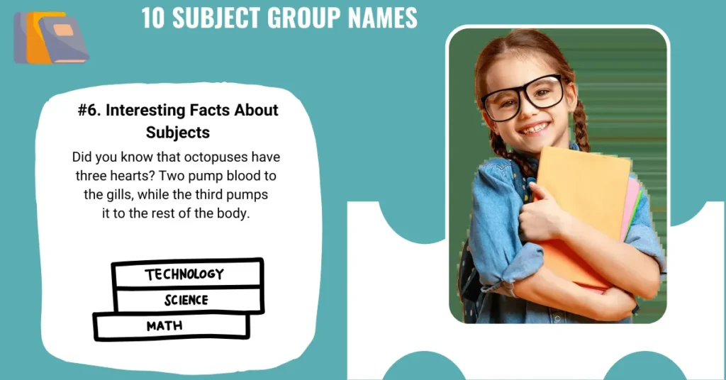 10 Subject Group Names