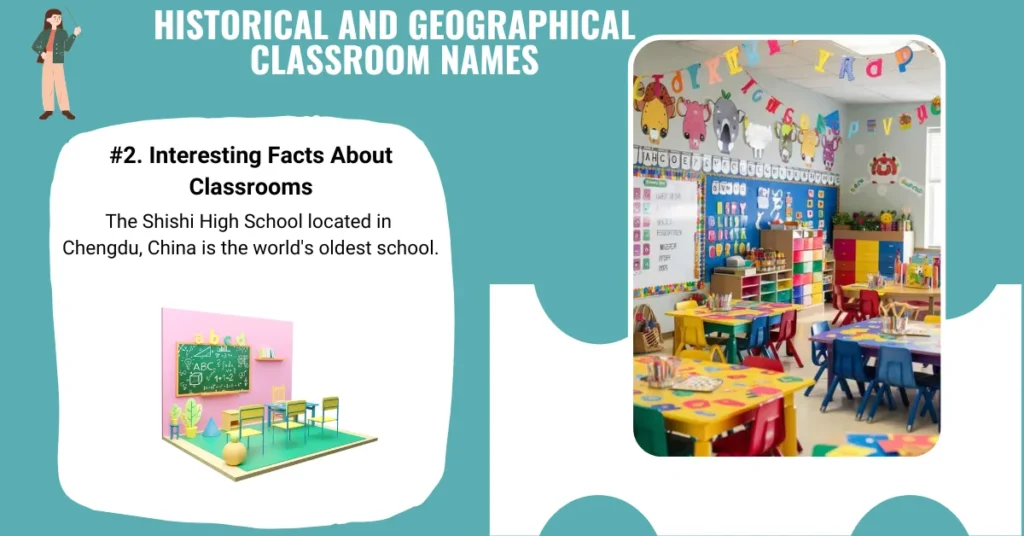 Historical and Geographical Classroom Names